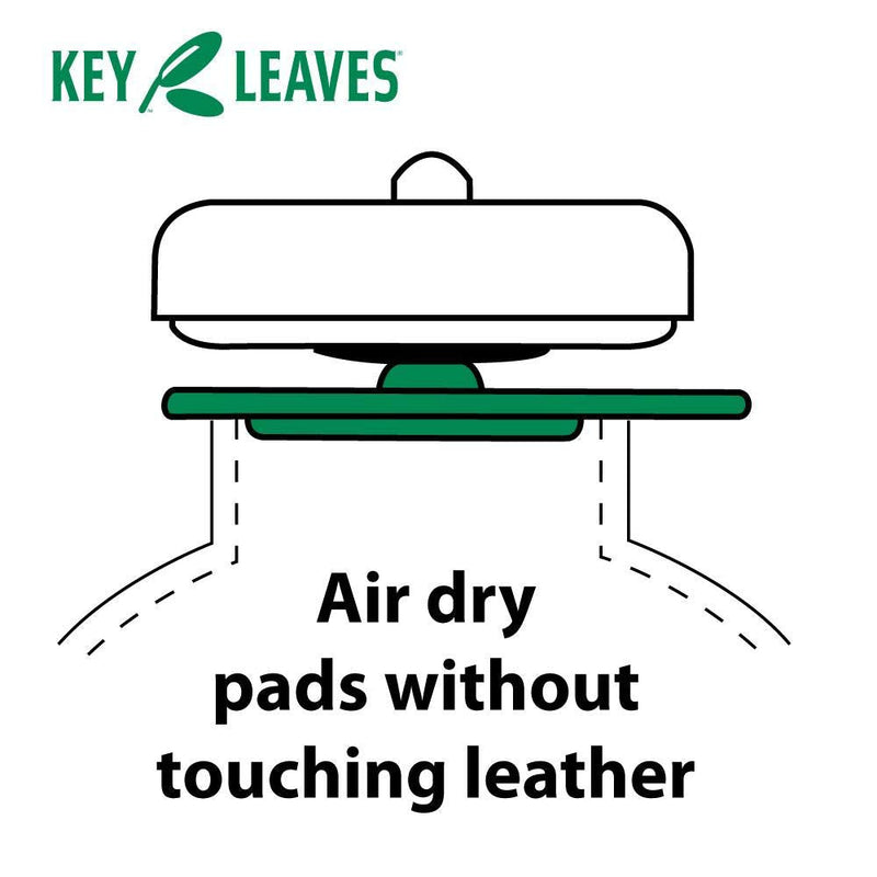 Key Leaves soprano saxophone key props to stop sticky pads, protect pad leather and keep your saxophone cleaner