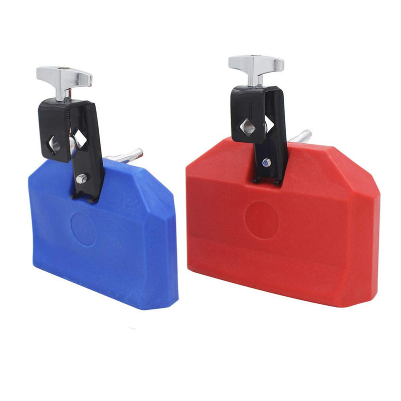 [AUSTRALIA] - HEALLILY Jam Block Plastic Latin Percussion Block Drum Musical Instrument Kit Drums And Percussion Drum Accessory (Blue) Blue 