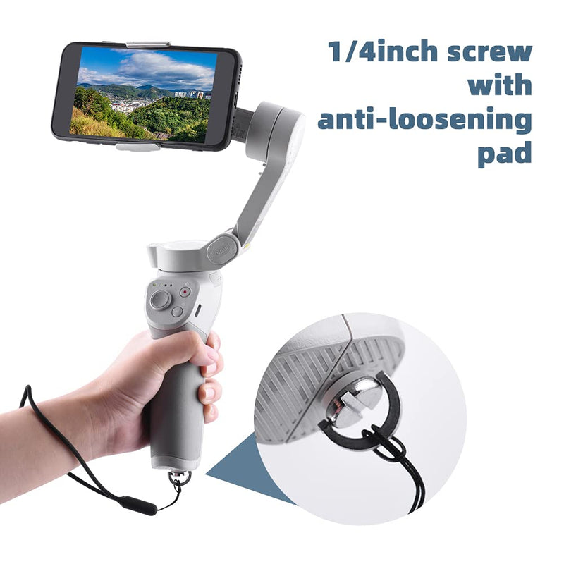 HeiyRC Mini Vlog Tripod for DJI OM 4 5 Osmo Mobile 2 3 ZHIYUN Smooth Hohem Feiyu Stabilizer SLR Camera Desktop Tabletop Stand Grip Metal Type