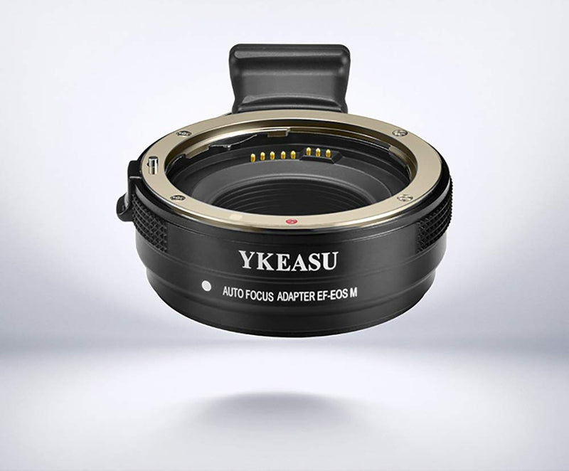 Ykeasu EF-EOS M Auto Focus Mount Adapter Weather Sealing, Fits for Canon EF/EF-S Lens to Canon EOS M Cameras Include EOS M1 M2 M3 M5 M6 M10 M50 M100