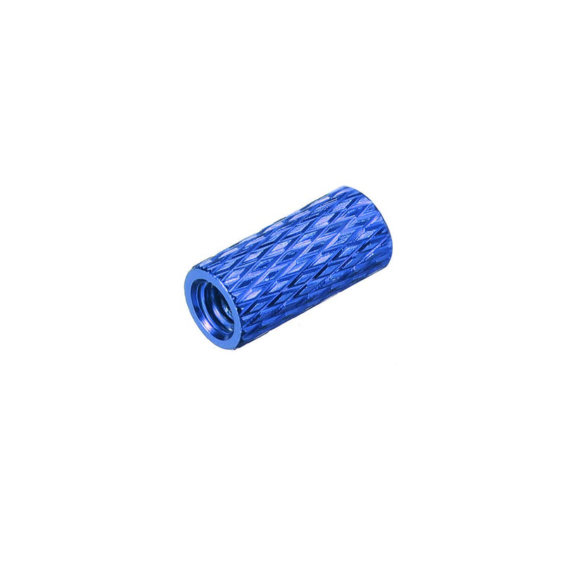 uxcell M3x10mm Aluminum Standoff with Mesh Texture Column Spacer for RC Airplane FPV Quadcopter CNC Royal Blue 6pcs