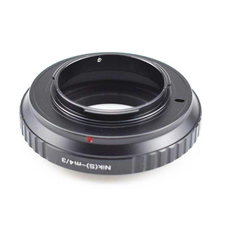 Compatible with for Nikon S Range Finder Lens to Micro 4/3 M4/3 Adapter GX7 GF6 GH3 G5 GF5 GX1 GF3 G3 & for Olympus OM-D E-M1 E-M5 E-PL6 E-P5 Camera NIKON S to M4/3 adapter