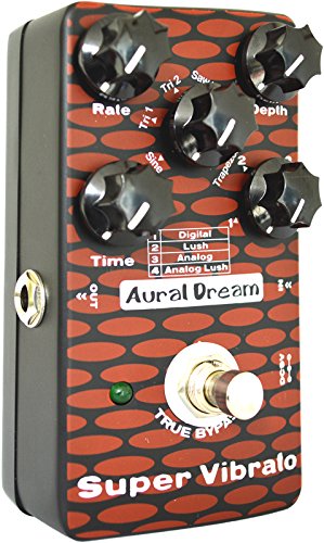 [AUSTRALIA] - Yanluo Aural Dream Super Vibrato Guitar Effect Pedal provides 4 vibrato modes and 6 modulation waveforms reaching 24 effects,True bypass. 