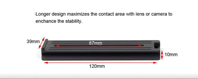 SunwayFoto DPG-120DR 120mm Universal Quick Release Plate