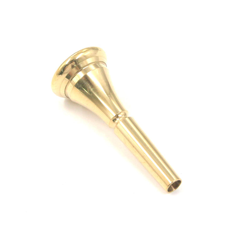 Geesatis Gold Plated Standard French Horn Mouthpiece Deep Cup Mouth Horn French Horn Mouthpiece