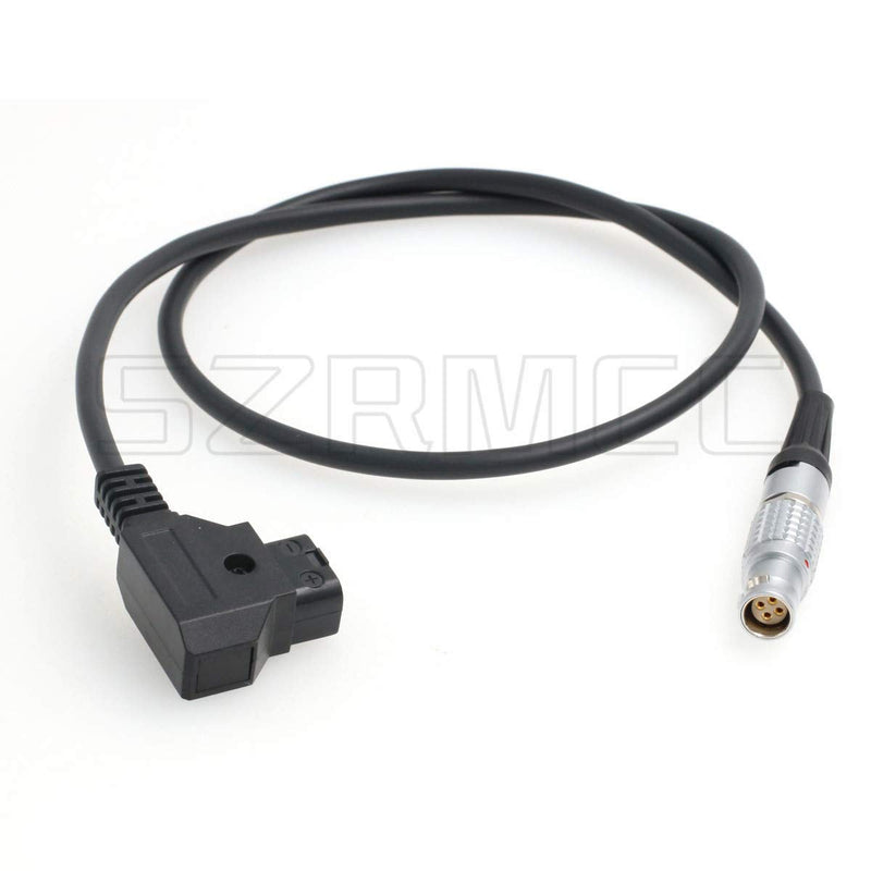 SZRMCC D Tap to 1B 4 Pin Female Power Cable for Canon Mark II C100 C300 C500 (Straight Cable) Straight Cable