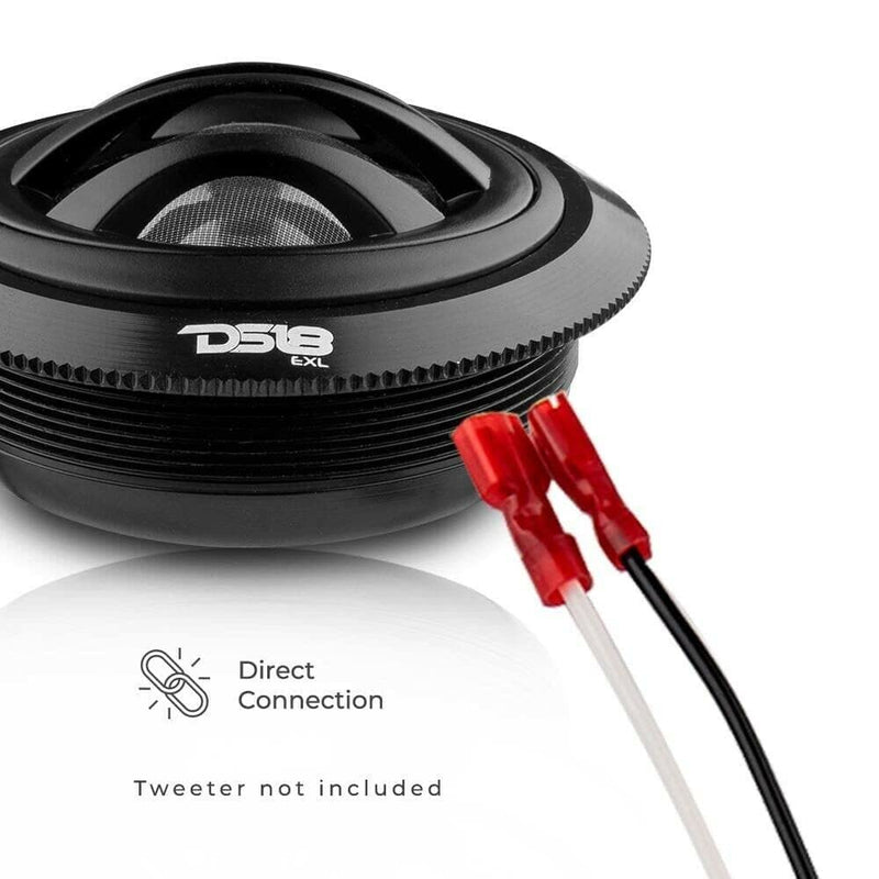 [AUSTRALIA] - DS18 JC-T Tweeters Connector Adapter for Selected Chrysler/Dodge/Hyundai/Mazda/Jeep Wrangler - Speaker Wire Harness Connector Plug Replacement - Tweeter Audio Cable - 2 pcs 