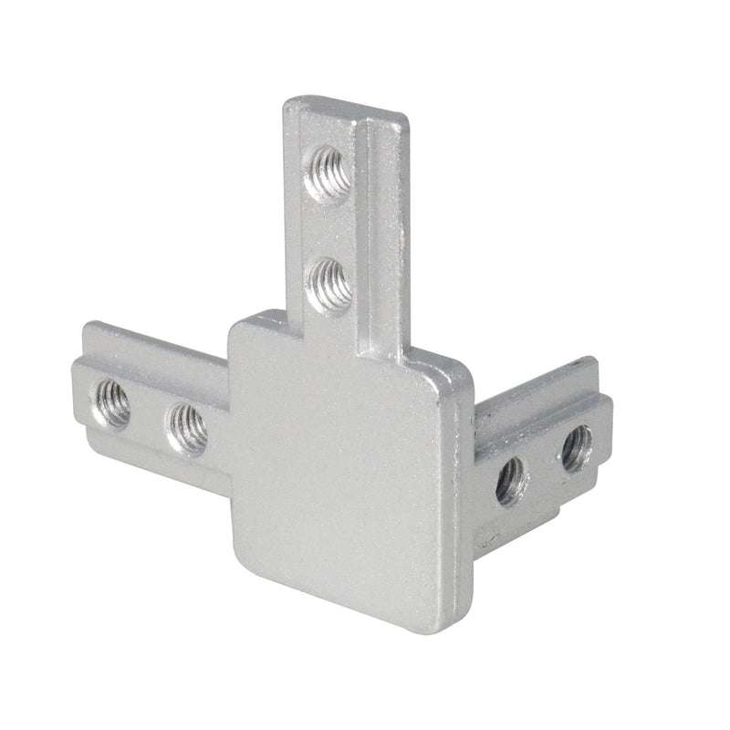 E-outstanding End Conrner Bracket 4PCS 3030 Series 3-Way End Corner Bracket Connector with M6x8 Screws for Standard 8mm T Slot Aluminum Extrusion Profile Silver