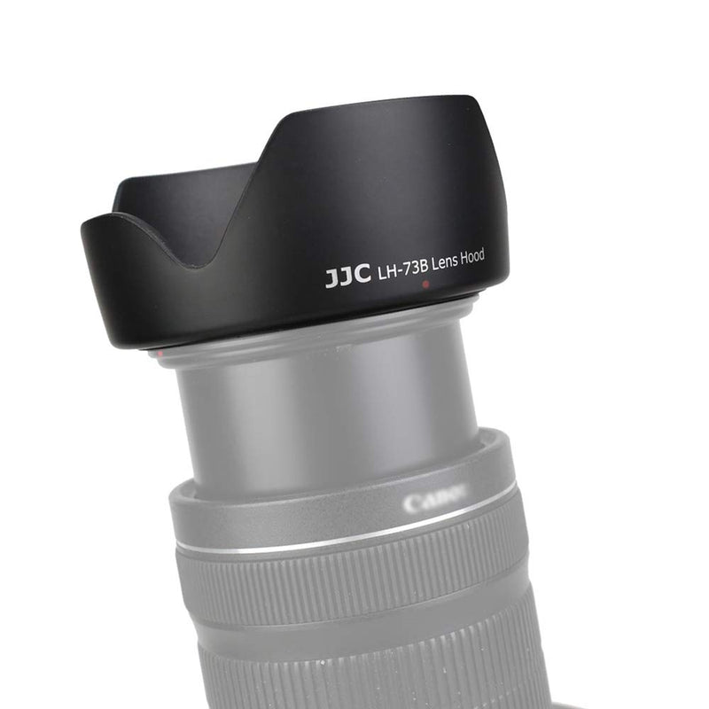 JJC Bayonet Dedicated Lens Hood for Canon EF-S 17-85mm f/4-5.6 is USM, EF-S 18-135mm f/3.5-5.6 is STM, EF-S 18-135mm f/3.5-5.6 is Lens, Replaces Canon EW-73B OEM Lens Hood