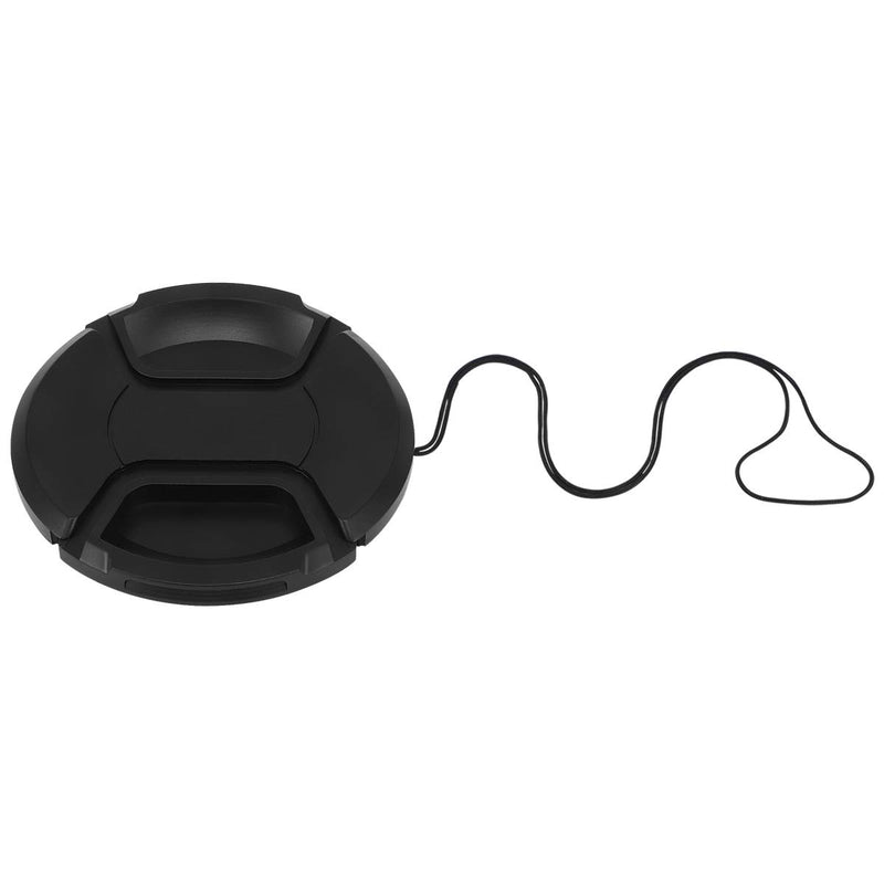 Haoge 86mm Center Pinch Snap On Front Lens Cap Cover with Cap Keeper for Canon Nikon Sony Fujifilm Sigma Tamron and Other 86mm Filter Thread Lens