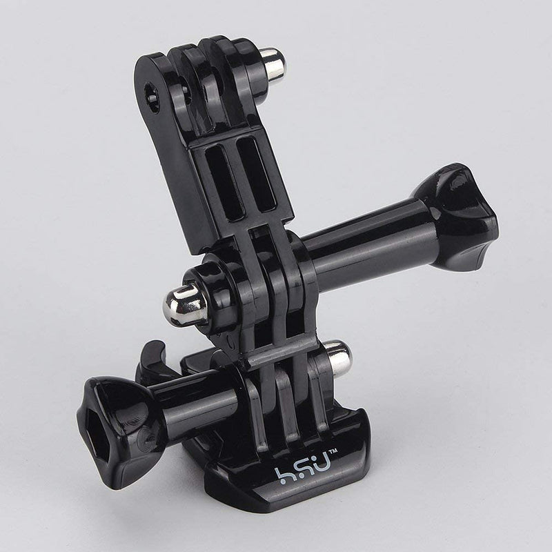 [AUSTRALIA] - HSU Adjust Arm Straight Joints Mount, Long and Short Same Direction Straight Joints Mount for GoPro Hero 10 9 8 7 6 5 4 3 3+ 2 1, AKASO Campark and Other Action Cameras 
