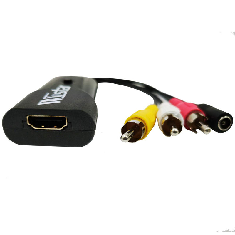 HDMI to RCA Composite AV Video Audio Converter Adapter Support NTSC/PAL for Xbox PS3 PS4 TV STB VHS VCR Camera DVD