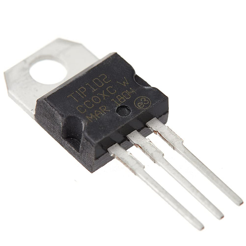Bridgold 10pcs TIP102 102 Bipolar (BJT) Single NPN Darlington Transistor, 100 V/8 A,3-Pin TO-220