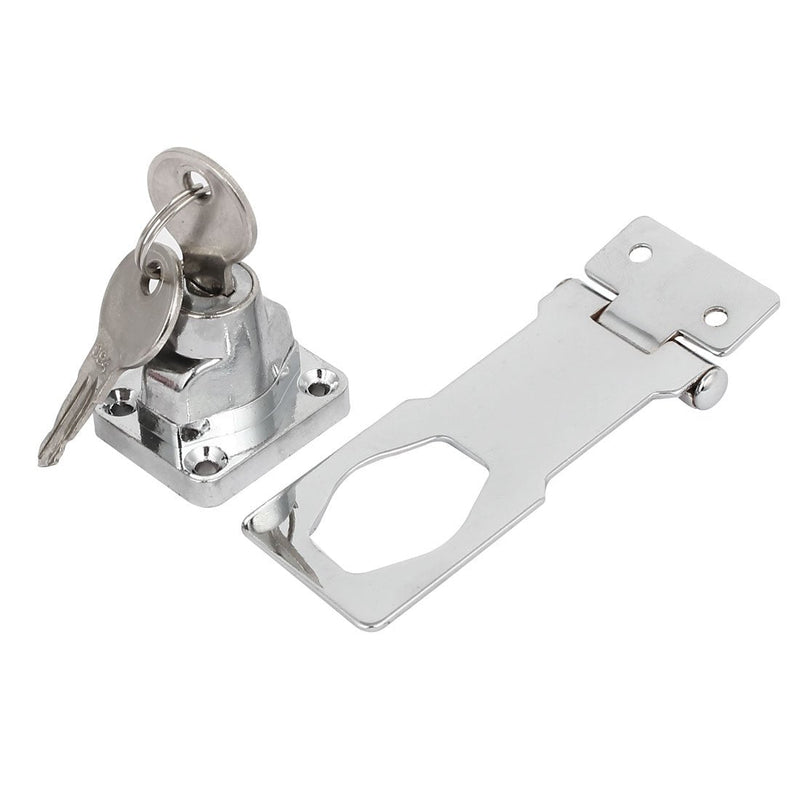 [AUSTRALIA] - uxcell 95mmx32mmx30mm Metal Screw Fixing Safety Guard Keyed Hasp Latches Locks 2pcs 