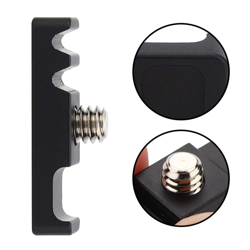 Oumij1 Camera Cage Cable Clamp - Portable Cage Fitting Wire Clip - Accessories Fixed Clip - 1/4 Inch Universal Lightweight Mounting