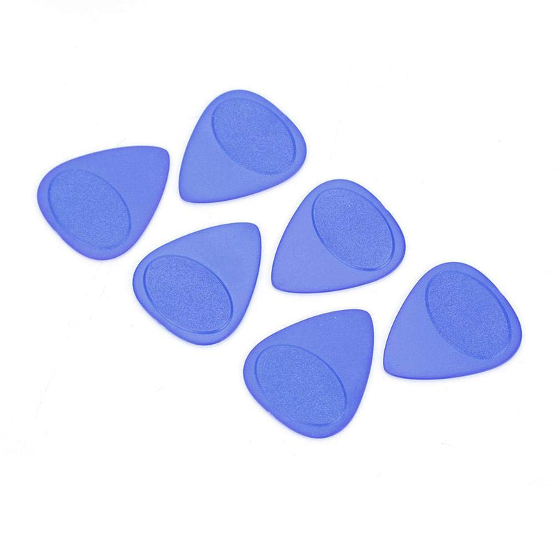 Dilwe Guitar Pick Plectrum, 10 Pcs Guitar Pick Holder Plectrum Musical Instrument Accessory (0.46mm-1mm Thickness) Blue