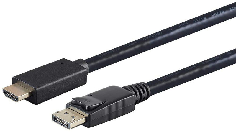Monoprice DisplayPort 1.1 to HDTV Cable - 6 Feet - Black