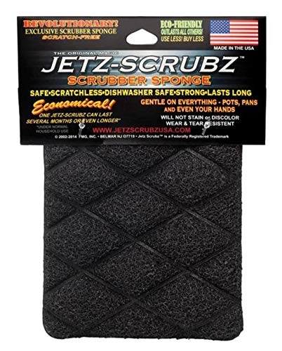 Jetz etz Original Magic Scrubz Scrubber Sponge Rectangle Harold Import (6-Pack)