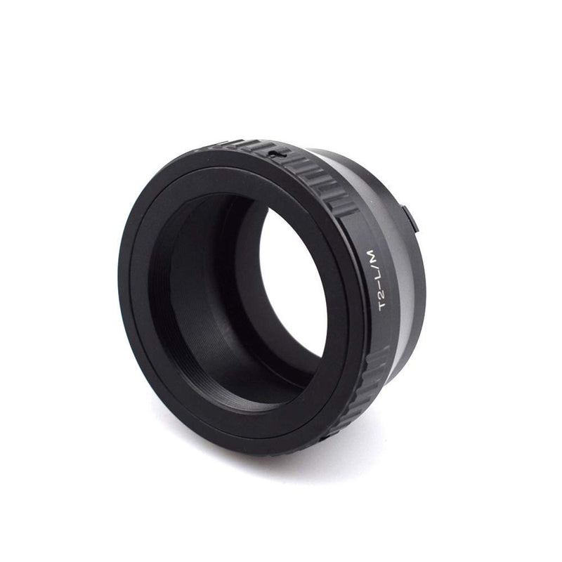 T2 to LM Lens Adapter and L/M Camera Before and Rear Cap,T-Mount (T/T-2) Screw SLR Lens to & for Leica M L/M M9 M8 M7 M6 M5 (T2 to LM Adapter) Package A