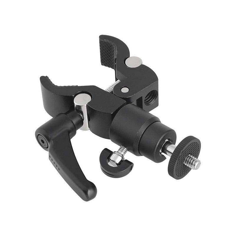 Kayulin Super Crab Clamp with Mini Ball Head for Camera Flash Light Mounting Bracket