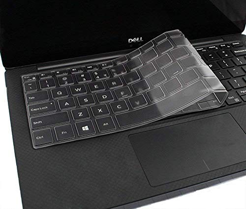 Ultra Thin Clear Keyboard Cover for 2019 Released Dell XPS 13 9380, Dell XPS 9370 and 9365 13-Inch 2 in 1 Ultrabook Computer(2018/2017),XPS 13.3 Standard Version 7390(Not for 13.4 2-in-1 Version 7390)