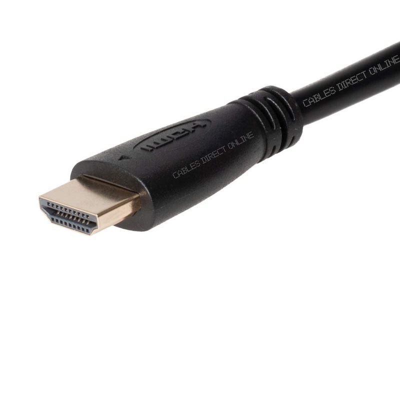 [AUSTRALIA] - 40FT Premium Gold Plated 4K HDMI Cable with Audio & Ethernet Return Channel, 2160p, Compatible with TV, DVD, PS4, Xbox, Bluray (40FT, Black) 40FT 