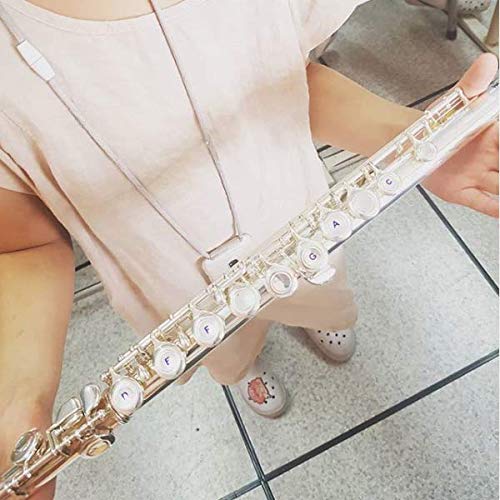 【FleeFlee】Guide Pad for Flute - Lip Plate, Hand position and Finger position guide - Non-slip, Silicone, Eco-friendly Patch, Beginner, Kids,Accessories Guide Pad