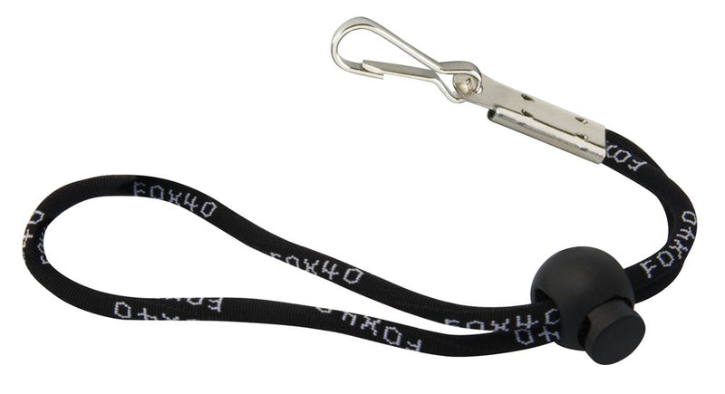 Fox 40 Epik CMG Official Whistle C/W Wrist-Lanyard Black, one size, K-REY-FXW100B