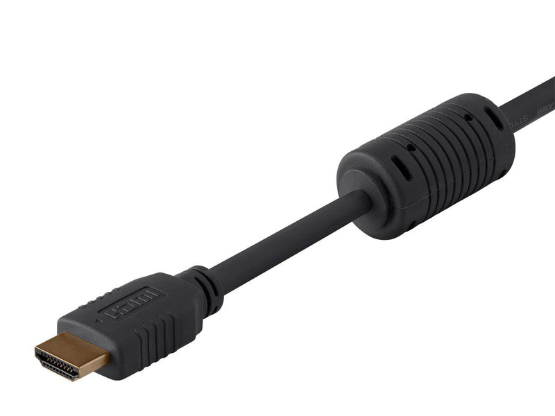 Monoprice HDMI High Speed Cable - 15 Feet - Black, 4K@60Hz, HDR, 18Gbps, YUV 4:4:4, 28AWG - Select Series