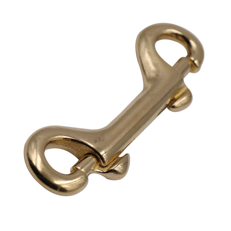 [AUSTRALIA] - UKCOCO 2 Pack Scuba Diving Double Ended Brass Trigger Clips Snap Hook for Bag Key Keychain Luggage Strap 90mm 