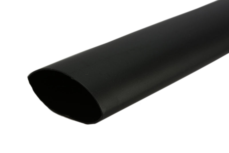 TEMCo 1-3/16" Marine Heat Shrink Tube 3:1 Adhesive Glue Lined 4 ft Black