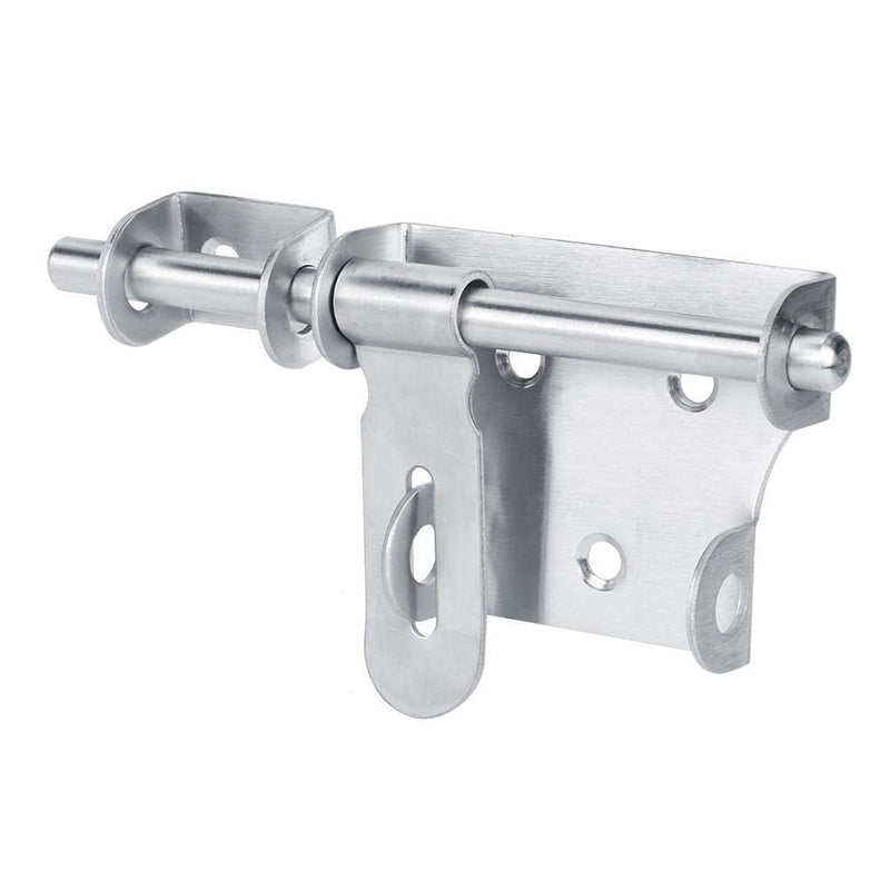 Door Lock Bolt, Stainless Steel Security Door Barrel Bolt Hasp Hardware Accessories for Barn Warehouse Garden Gates Shed Doors