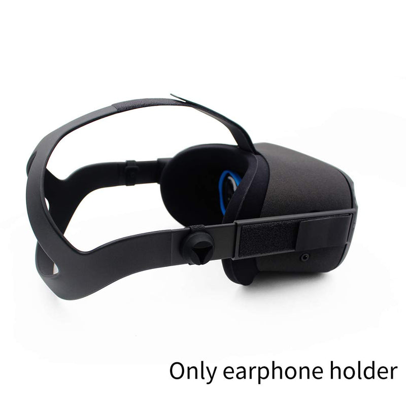 CALIDAKA VR Earphones Holder,2pcs VR Headphone Stand Headset Holder,VR Headset Display Holder for Oculus-Quest, VR Dedicated Earbuds Holder for Oculus-Quest VR Headset Storing Ear Headphone Black