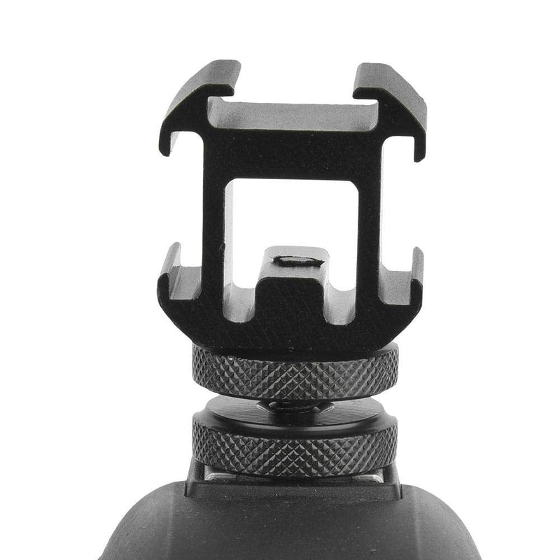 Vbestlife Camera Hot Shoe Holder, Triple Hot Shoe Base Mount Adapter Extend Holder for Microphone Monitor LED Video Light