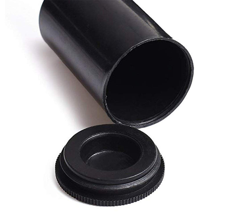 30Pcs Film Canister with Caps and Blank Labels for 35mm Film(Black)