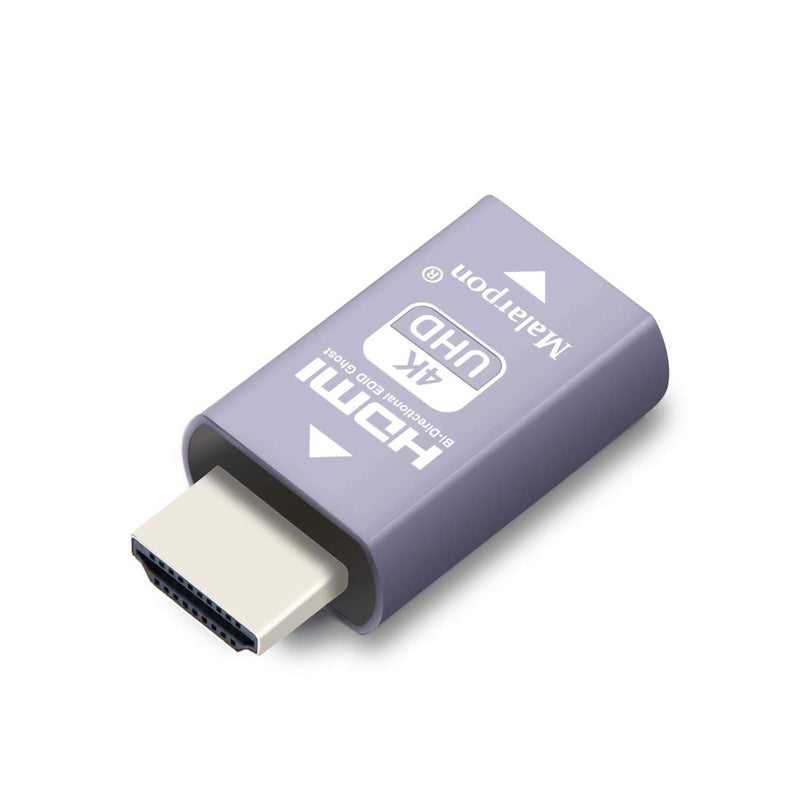 Hdmi Edid Emulator Passthrough 3rd Generrtion Aluminum fit Headlesskeep The EDID of The Monitor Active Switches and Extenders 3840x2160@59Hz 3P HDMI EDID 4K-3P