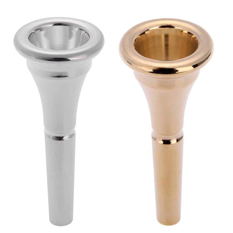 Andoer French Horn Mouthpiece with Durable Stylish Copper Alloy Golden (Gold) Gold