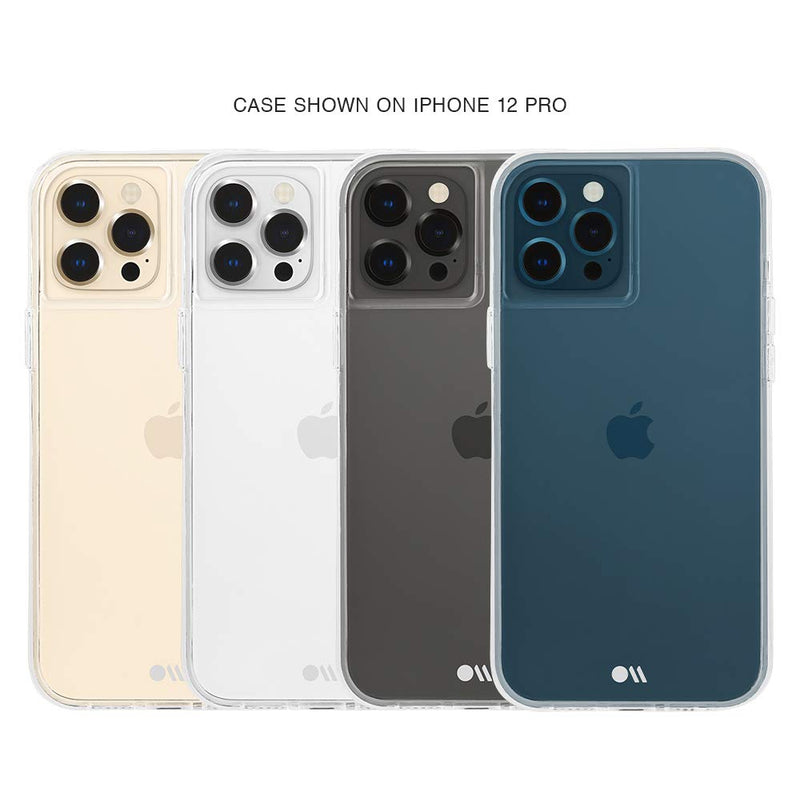 Case-Mate - Tough - Case for iPhone 12 and iPhone 12 Pro (5G) - 10 ft Drop Protection - 6.1 Inch - Clear iPhone 12 / iPhone 12 Pro Tough Clear