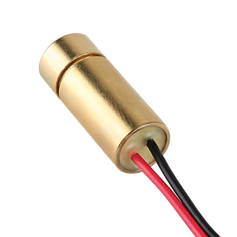 Focusable Laser Module, 2.8-5V | 650nm | 5mW | 923mm Diode Module Red Dot Laser Head Measuring Tool (Line)