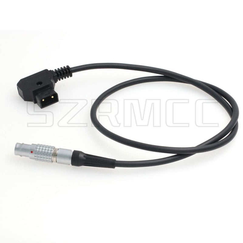 SZRMCC D Tap to 1B 4 Pin Female Power Cable for Canon Mark II C100 C300 C500 (Straight Cable) Straight Cable