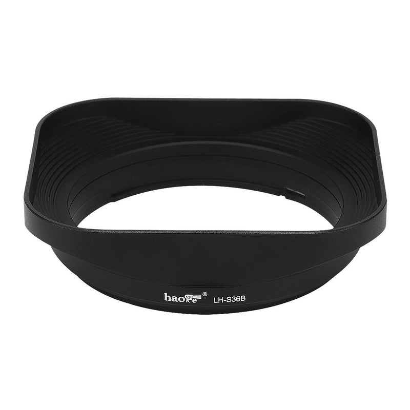 Haoge LH-S36B Bayonet Square Metal Lens Hood Shade for Sony FE 35mm F1.8 SEL35F18F E-Mount Lens