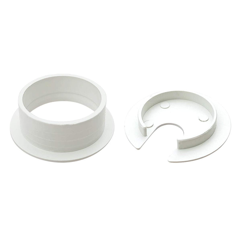 6pcs Desk Grommet 1-3/8 inch Plastic Wire Cord Cable Grommets Hole Cover for Office PC Desk Cable Cord Organizer (White) White 35mm/ 1-3/8 Inch Mounting Hole Diameter