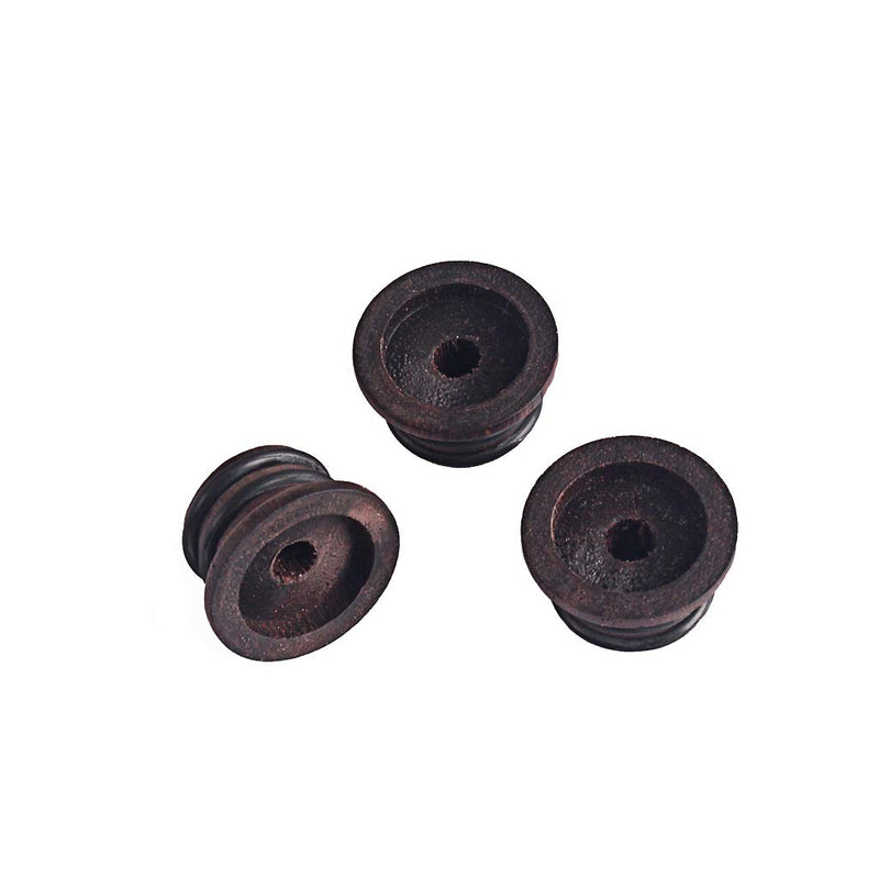 Alnicov 3 Pcs Guitar Speed Control Knobs For Guitar Bass Parts Volume Tone Knobs Top Hat,Rosewood