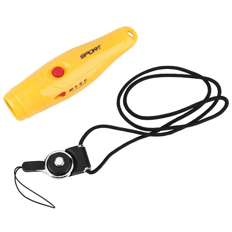 Liukouu High decibel electronic whistle, lightweight referee electronic whistle, ABS with two sound effect modes, easy to carry, used for competitive referee sports