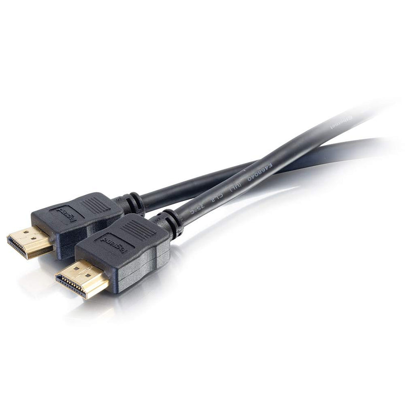 C2G HDMI Cable, 4K, High Speed HDMI Cable, Ethernet, 60Hz, 12 Feet (3.65 Meters), Black, Cables to Go 50185 3 Feet