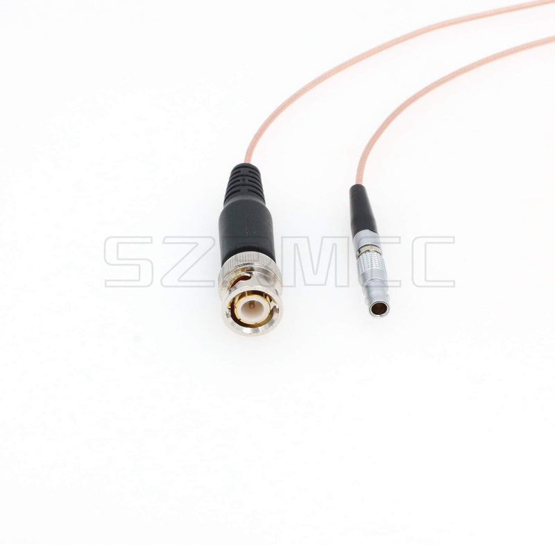 SZRMCC BNC Male to 00B 4 Pin Male SYNC Time Code Input Cable for Red Epic Scarlet DSMC2 Camera (Thin Flexible Cable) Thin flexible Cable