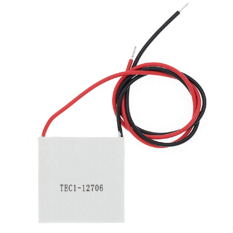 Lexiesxue 5pcs TEC1-12706 40 x 40MM 12V 60W Heatsink Thermoelectric Cooler Cooling Peltier Plate Module