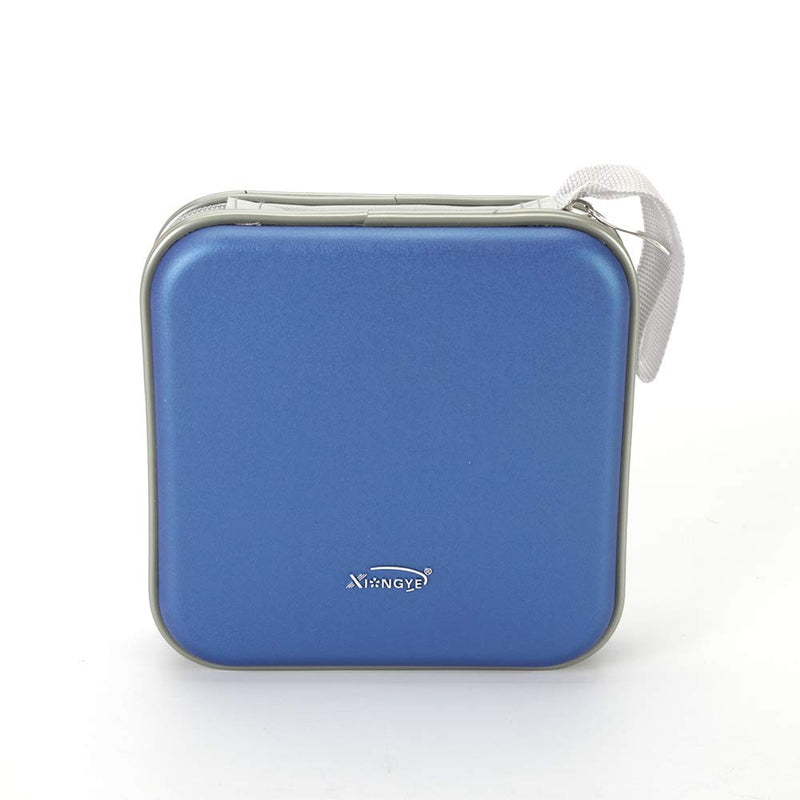 [AUSTRALIA] - Q4 Hard CD DVD Storage Holder Case for 40 Discs. Durable Travel Organizer. (Blue) Blue 