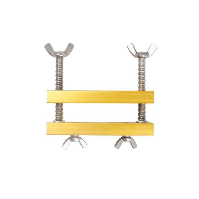 Alnicov Adjustable Mouthpiece Puller Tool Remover Holder Tools for Brass-Wind Instruments(Yellow)