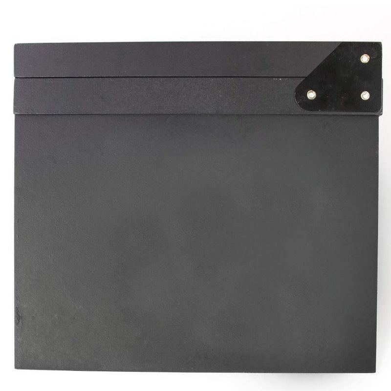 BERON Professional Vintage TV Movie Film Clap Board Slate Cut Prop Director Clapper (Black) Black